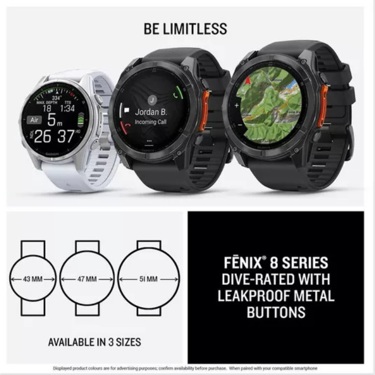 Garmin Fenix 8 AMOLED Smart Watch