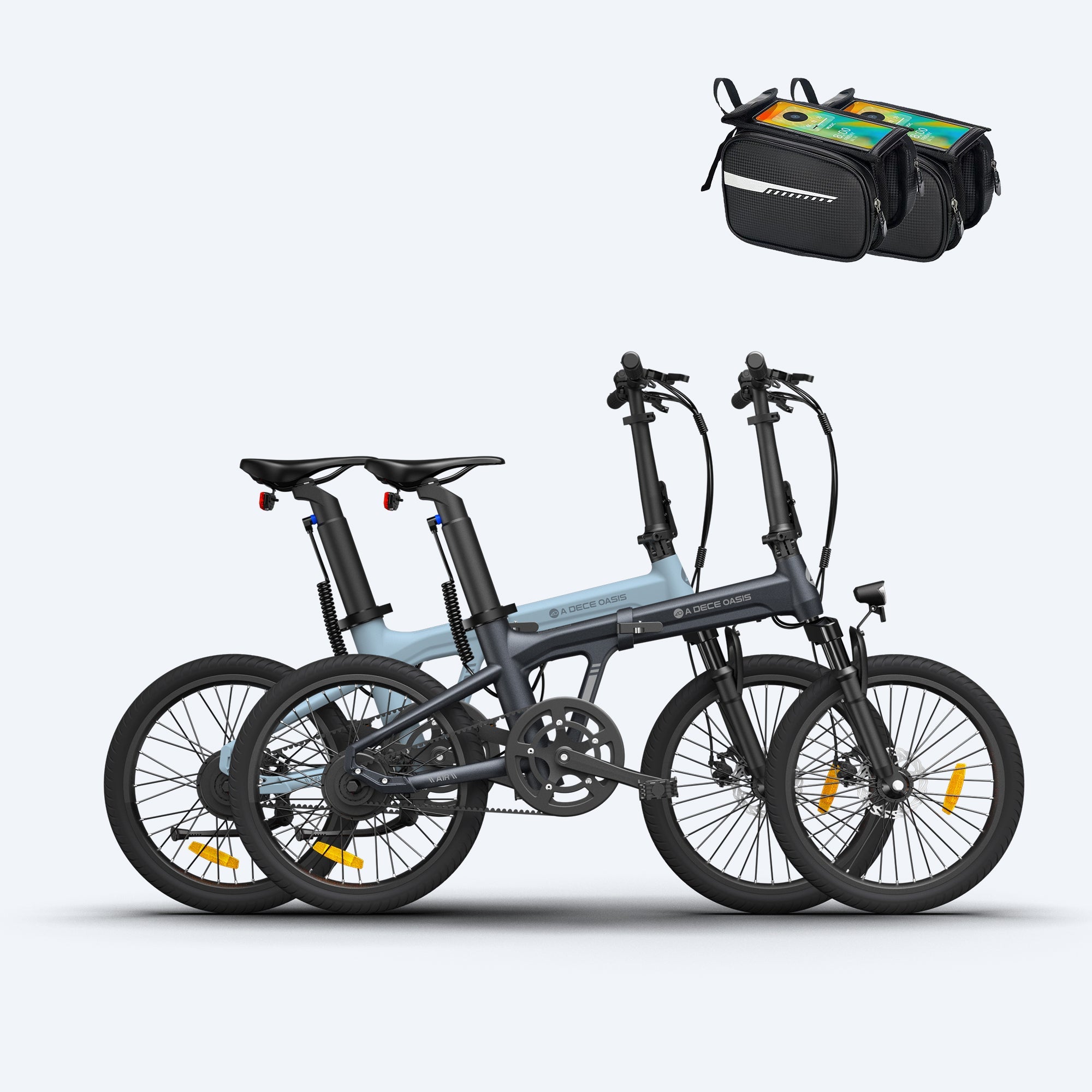 (79,98 € Zusatzartikel enthalten)Bundle: ADO Air 20S Gabel mit Dämpfer E-bike Klapprad× 2